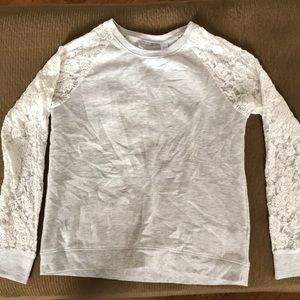 🌻Casual lace sleeve long sleeve